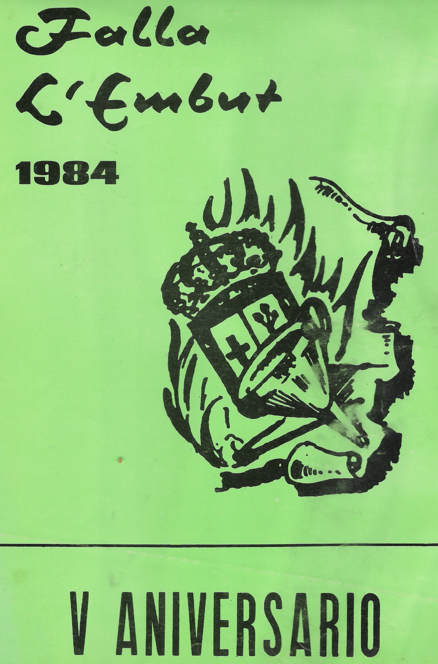 Llibret Falla l'Embut 1984